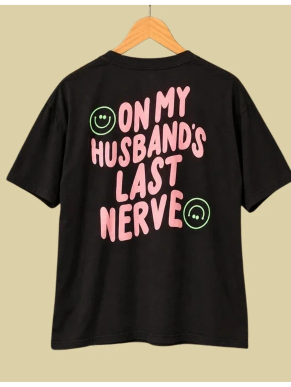 Women's Adult Size XL Black - One My Husband's Last Nerve